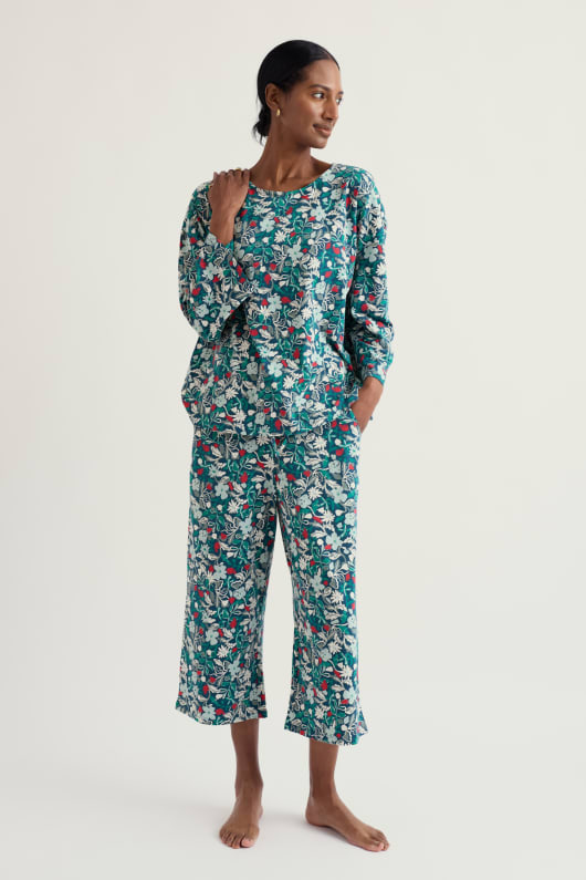 Seasalt Cornwall Tree Shadow Jersey Pyjamas