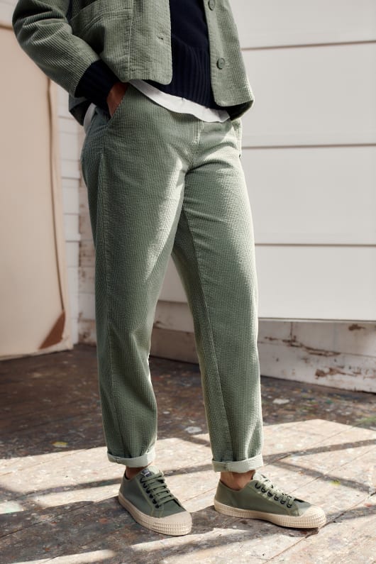 seasalt cornwall Trethornes Tapered Cord Trousers