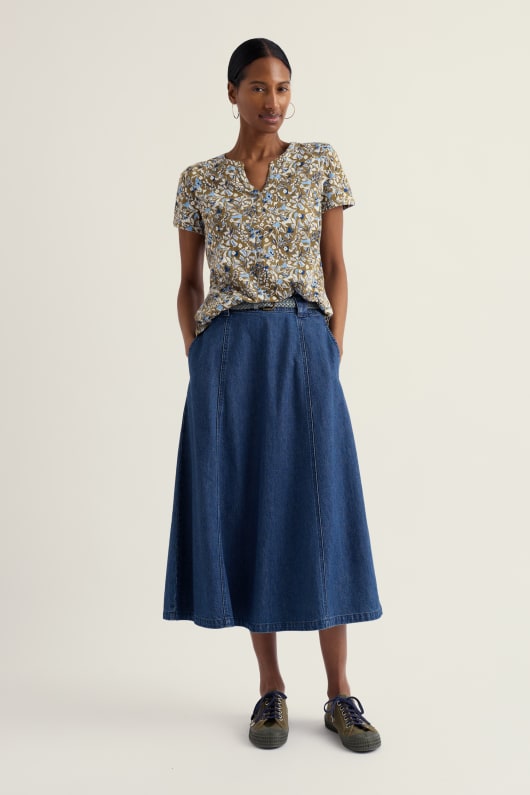 Seasalt Cornwall Waterflow Short Sleeve Top