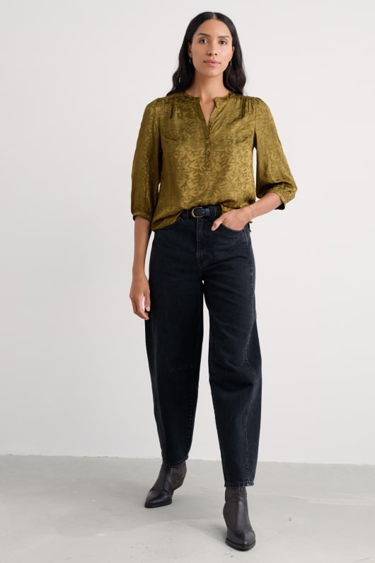 Seasalt Cornwall Willow Path Printed Shirt