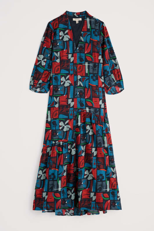 Seasalt Cornwall Windblown Tiered V-Neck Dress