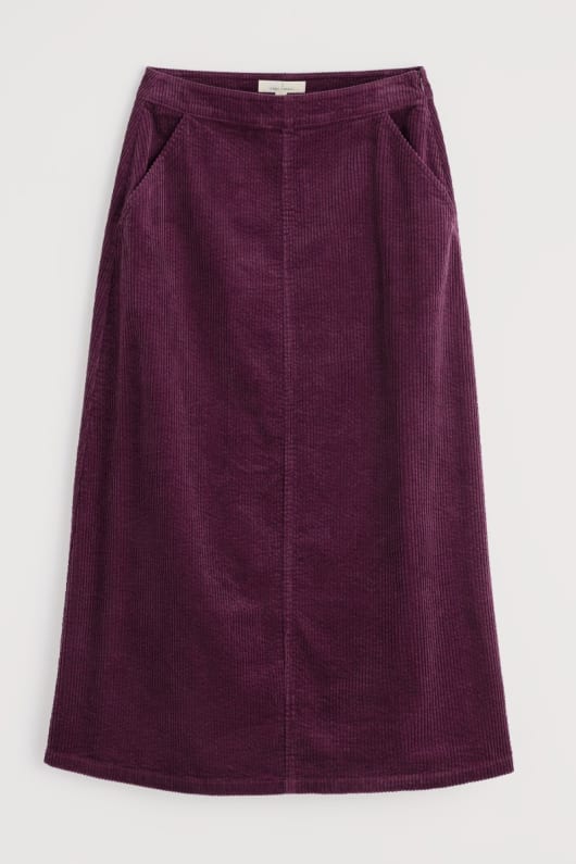 Seasalt Cornwall Window Wren Cord Midi Skirt