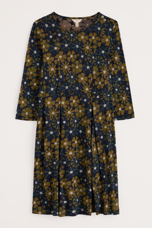 Seasalt Cornwall Witch Hazel Printed Jersey Dress