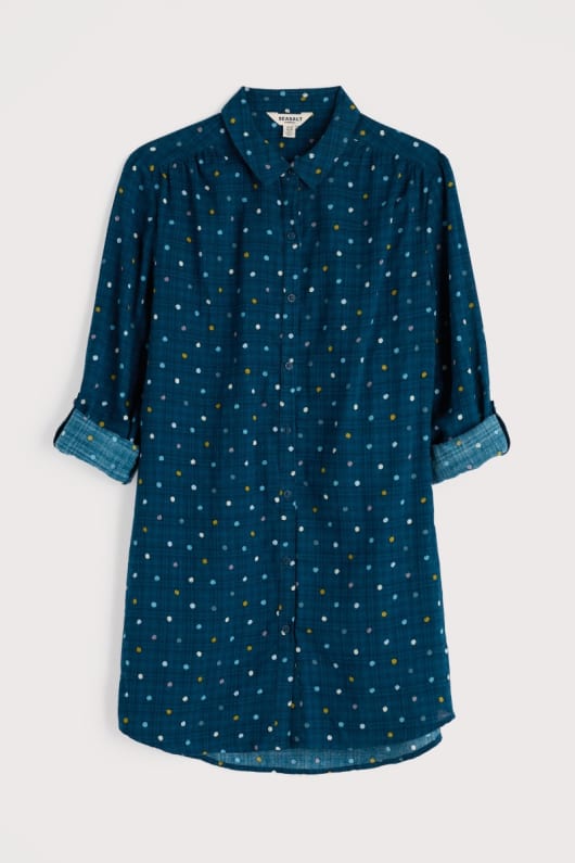 Seasalt Cornwall Wren Flutter Longline Shirt
