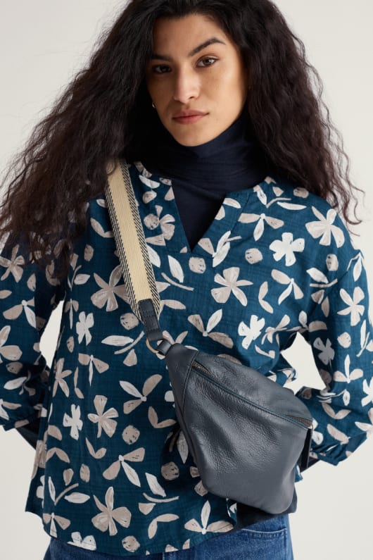 Seasalt Cornwall Wyllow Crossbody Leather Bag