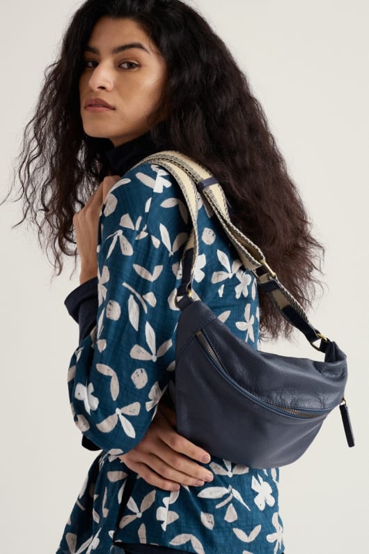 seasalt cornwall Wyllow Crossbody Leather Bag