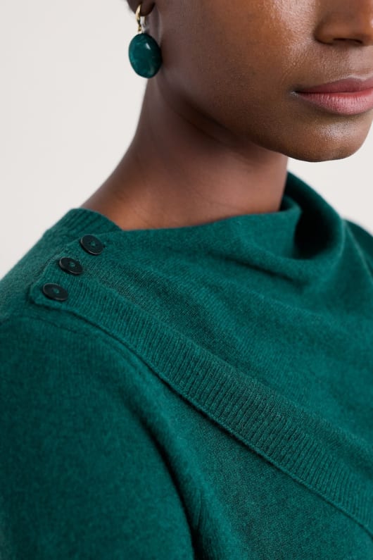 Seasalt Cornwall Serenity Jumper With Detachable Scarf