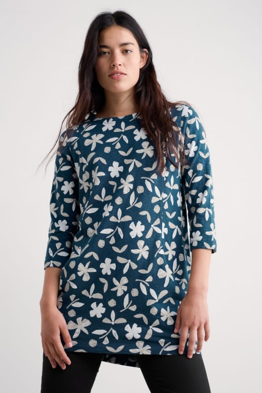 seasalt cornwall Shore Foraging Tunic in GOTS-Certified Organic Cotton Jersey