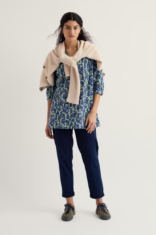 Seasalt Cornwall Sithney Tunic In GOTS-Certified Organic Cotton Jersey