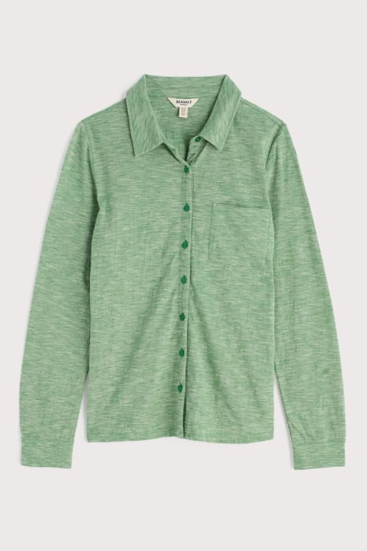 Seasalt Cornwall Teasel Head Organic Cotton Jersey Shirt