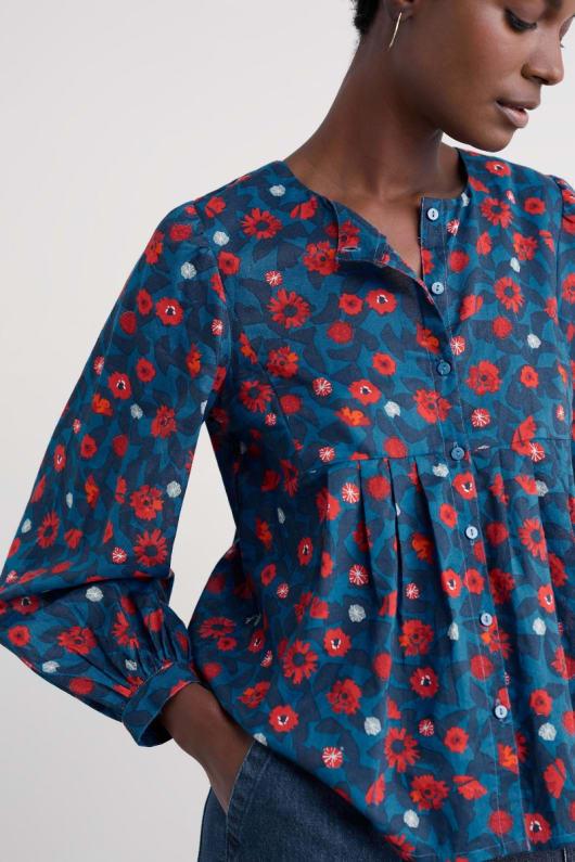 seasalt cornwall Thornapple Shirt in GOTS-Certified Organic Cotton