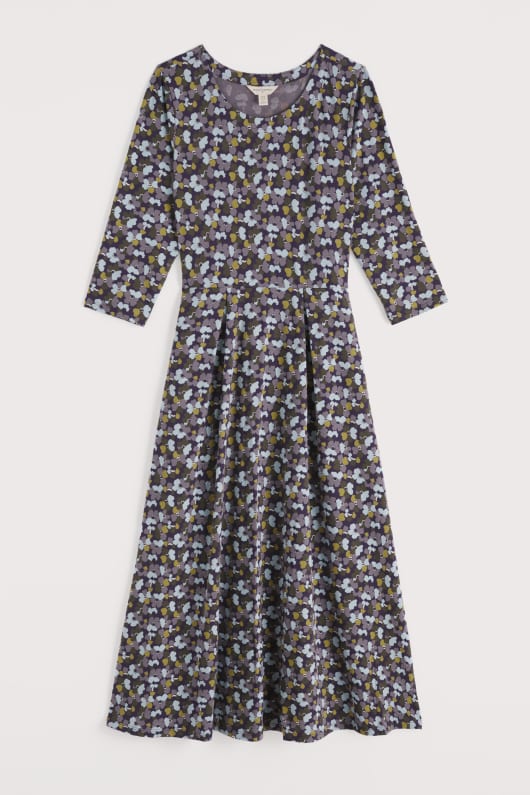 Seasalt Cornwall Veronica Midi Dress In GOTS-Certified Organic Cotton Jersey
