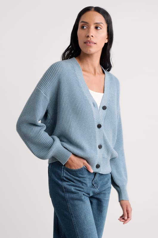 Seasalt Cornwall Winding Creek Organic Cotton Knit Cardigan
