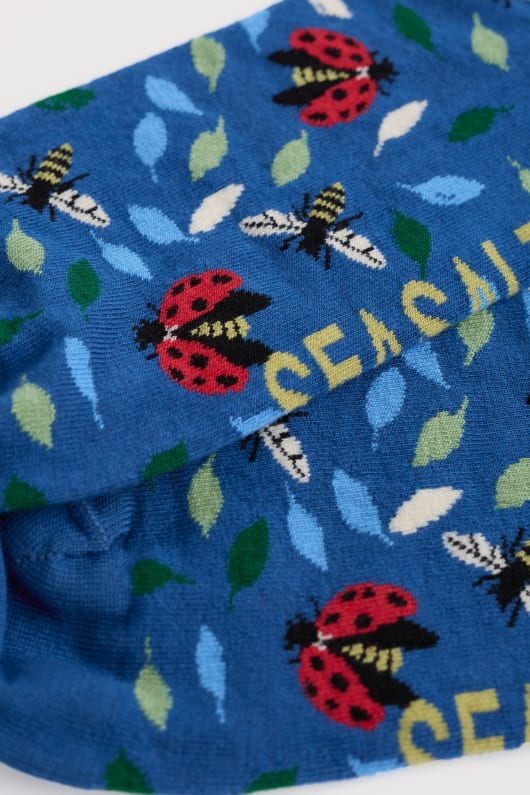 Seasalt Cornwall Women's Arty Organic Cotton Trainer Socks