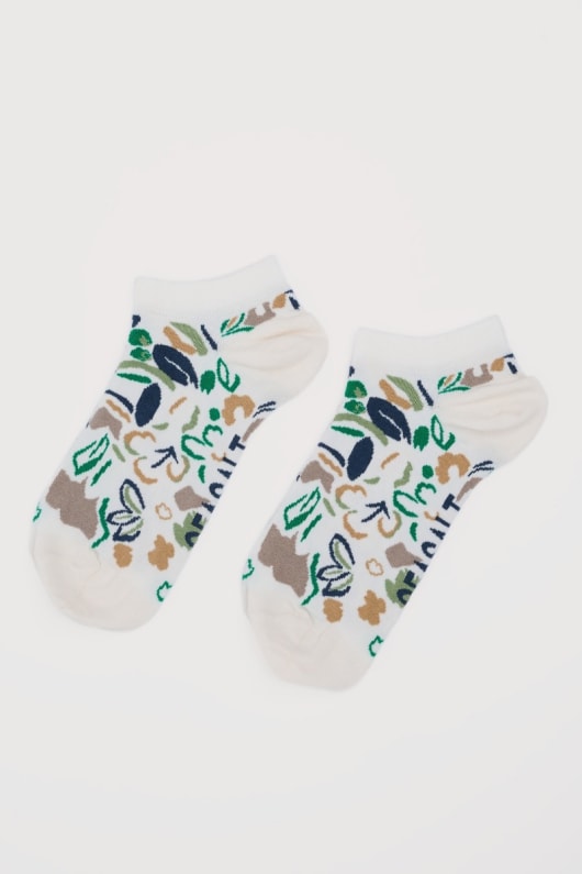 seasalt cornwall Women's Arty Organic Cotton Trainer Socks