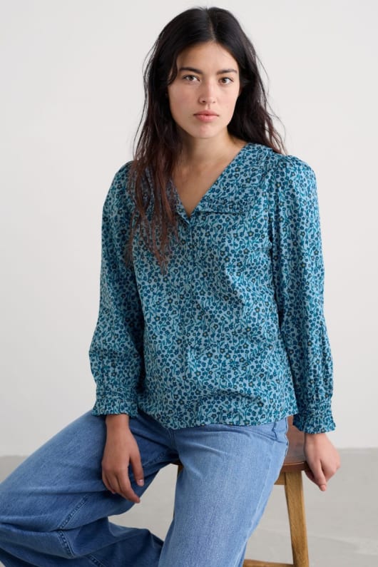 seasalt cornwall Ysella Top in GOTS-Certified Organic Cotton