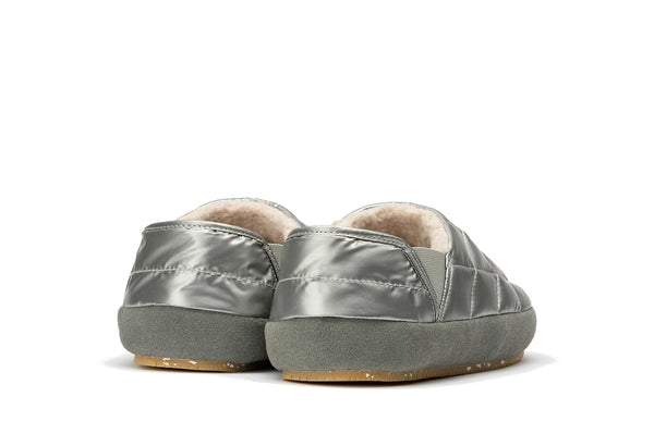 Seavees Mens Apres Puff Slip On Space Silver