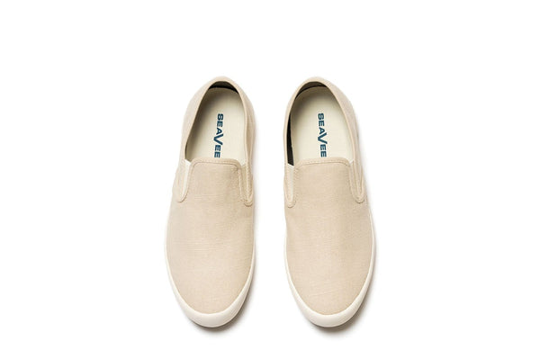 Seavees Mens Baja Slip On Natural