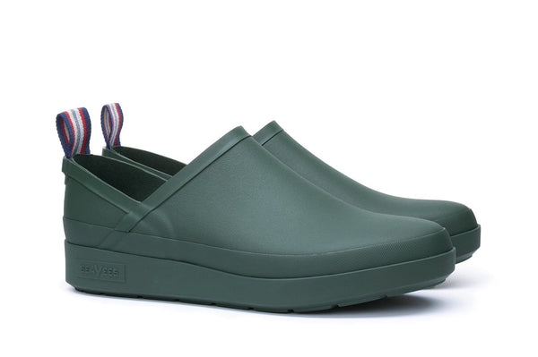 Seavees Mens Calistoga Clog Hunter Green