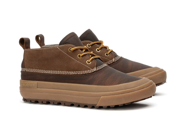 Seavees Mens Carson 3-Eye Boot Bourbon