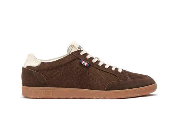 seavees Mens Clipper Sneaker Chocolate
