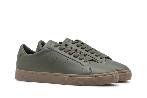 Seavees Mens Diamond Cup Sneaker Dark Olive