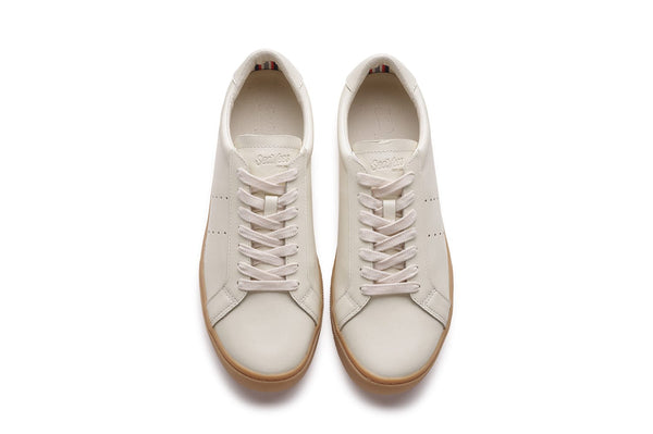 Seavees Mens Diamond Cup Sneaker Ecru