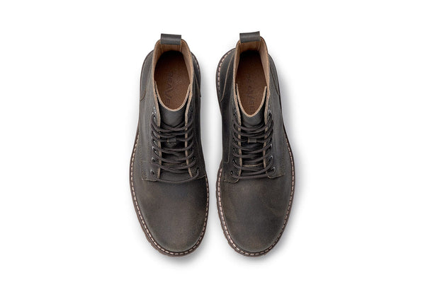 Seavees Mens Dispatch Boot Black Top