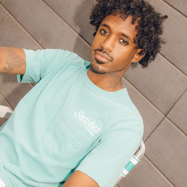 Seavees SeaVees - 24 Mason Pocket Tee - Seafoam