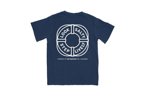 Seavees SeaVees - Life Ring Pocket Tee - Navy