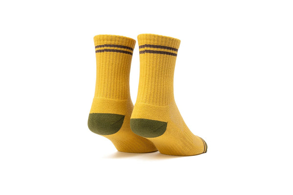 Seavees Unisex - Campus Crew Sock - Mustard
