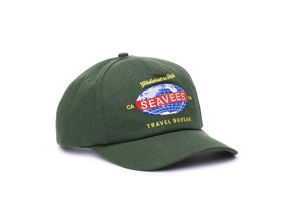 seavees Unisex - SeaVees Travel Bureau Hat Green