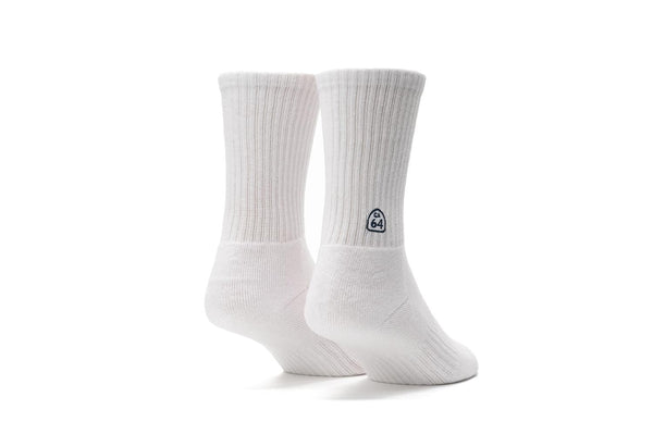 Seavees Unisex - Show-Offs Crew Sock - White