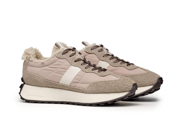 Seavees Womens Acorn Trainer Cream Cafe