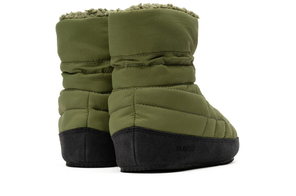 Seavees Womens Après Puff Bootie Surplus Green