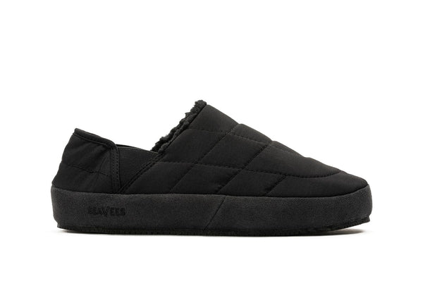 seavees Womens Après Puff Slip On Black