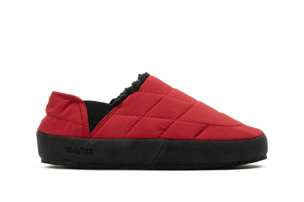 seavees Womens Après Puff Slip On Redwood