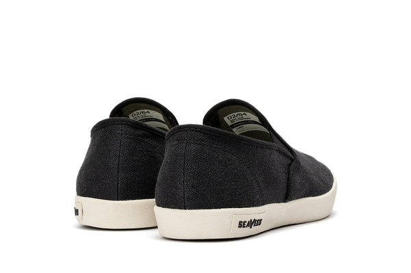 Seavees Womens Baja Slip On Black