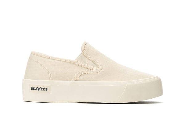 seavees Womens Baja Slip On Platform Bleach