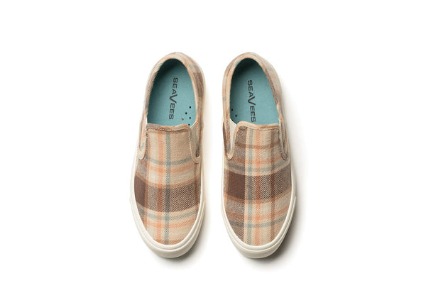 Seavees Womens Baja Slip On Platform Mushroom