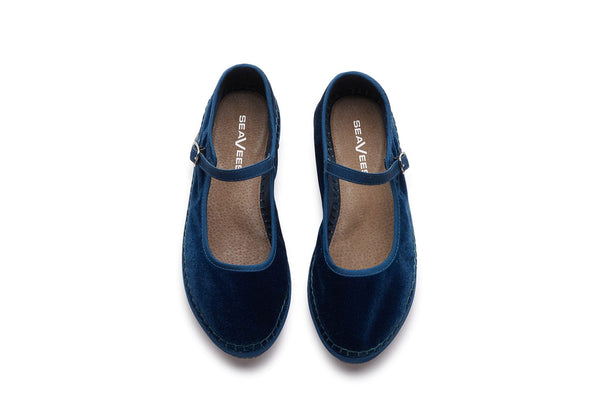 Seavees Womens Carlyle Mary Jane Sapphire