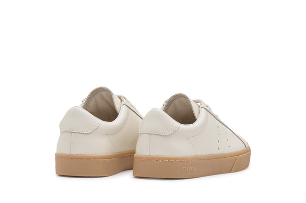 Seavees Womens Diamond Cup Sneaker Ecru