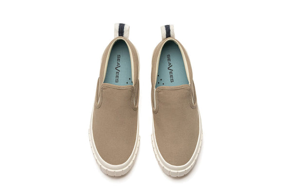 Seavees Womens Fairfax Lug Slip On Stone