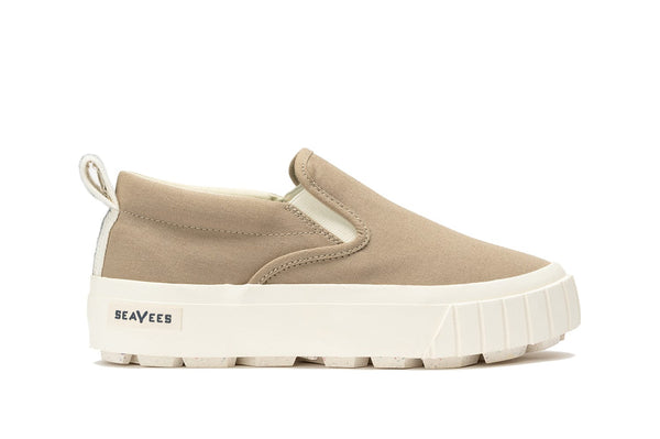 seavees Womens Fairfax Lug Slip On Stone