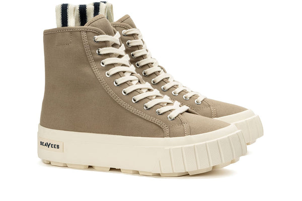 Seavees Womens La Brea Lug High Top Stone