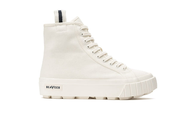 seavees Womens La Brea Lug High Top White