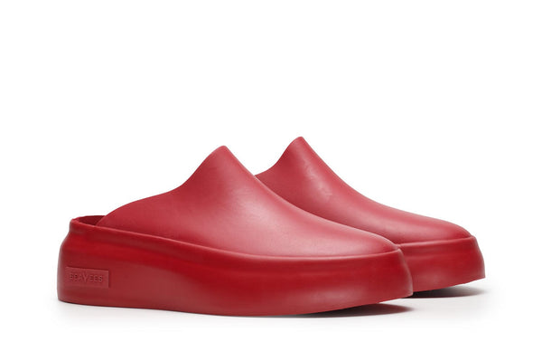 Seavees Womens Marin Mule Crimson