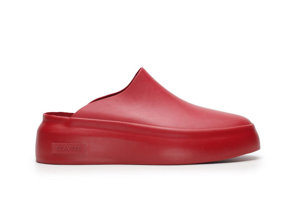 seavees Womens Marin Mule Crimson