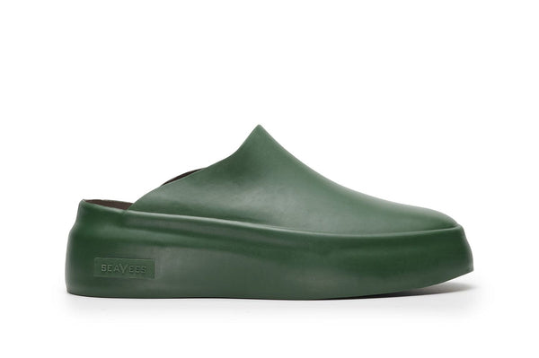 seavees Womens Marin Mule Moss Green