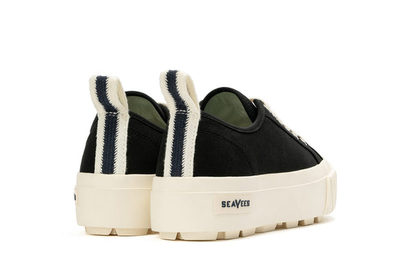 Seavees Womens Melrose Lug Platform Black